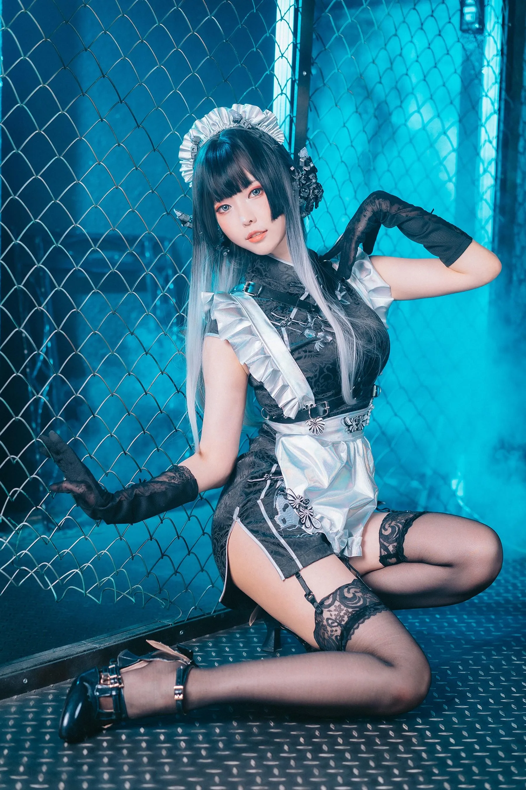 ElyEE子 – NO.117 賽博女僕 Melanite黑榴石 [31P]插图9